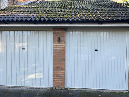 Before Garage Door Painting