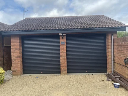 After Garage Door Painting